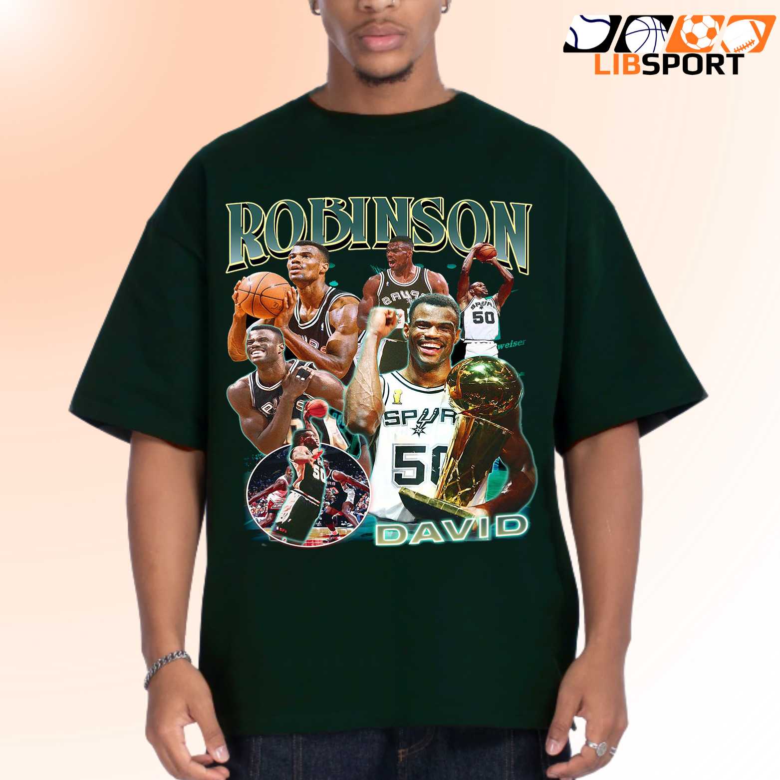 David Robinson Rap T Shirt, San Antonio Spurs Basketball Shirt, Retro Nba Tee